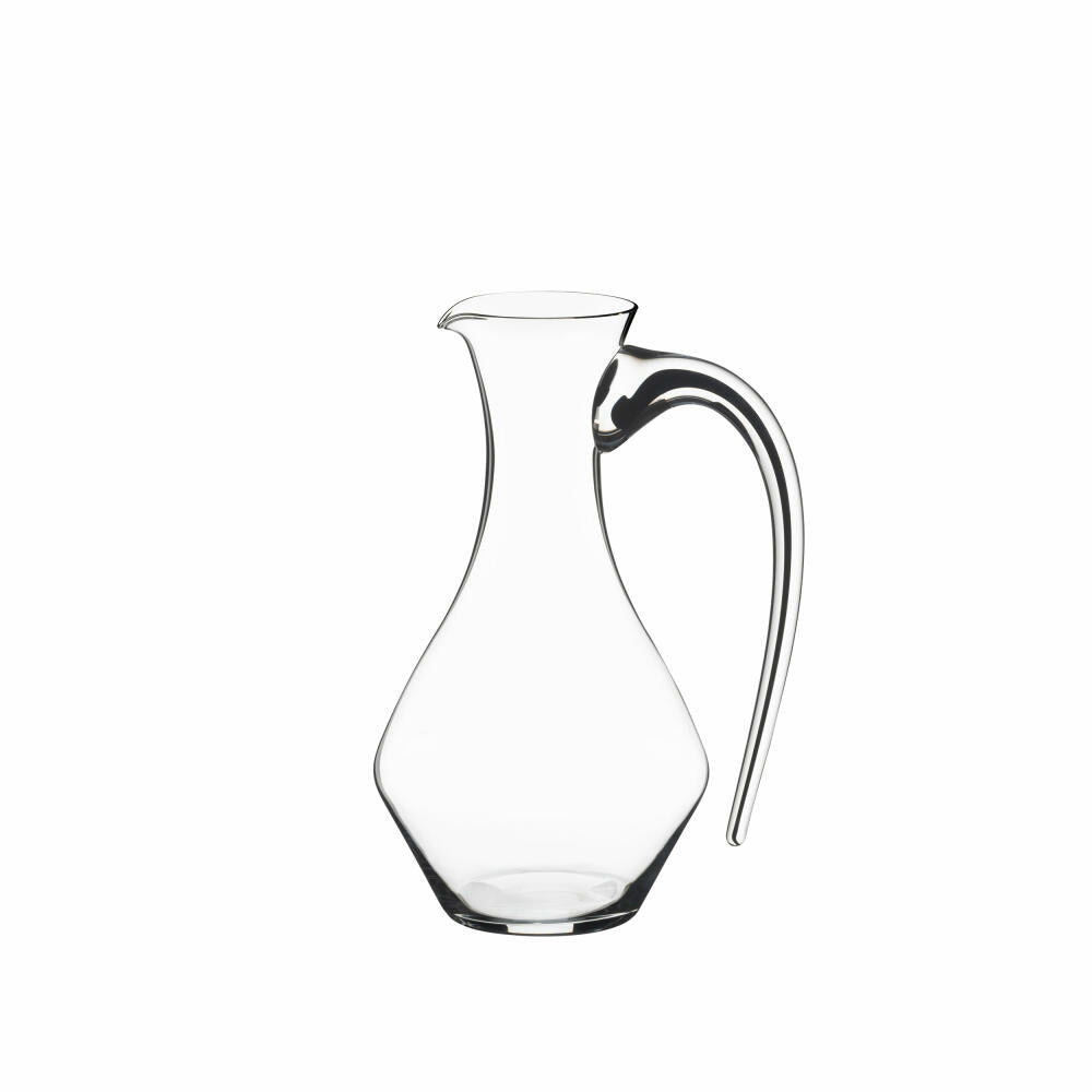 Riedel Fatto A Mano Cabernet Dekanter, Weinkaraffe, Weindekanter, Kristallglas, Schwarz, 0.75 L, 4900/13B