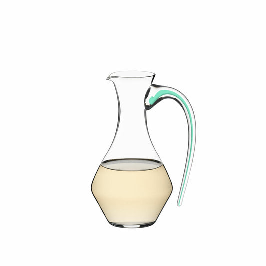 Riedel Fatto A Mano Cabernet Dekanter, Weinkaraffe, Weindekanter, Kristallglas, Mint, 0.75 L, 4900/13M