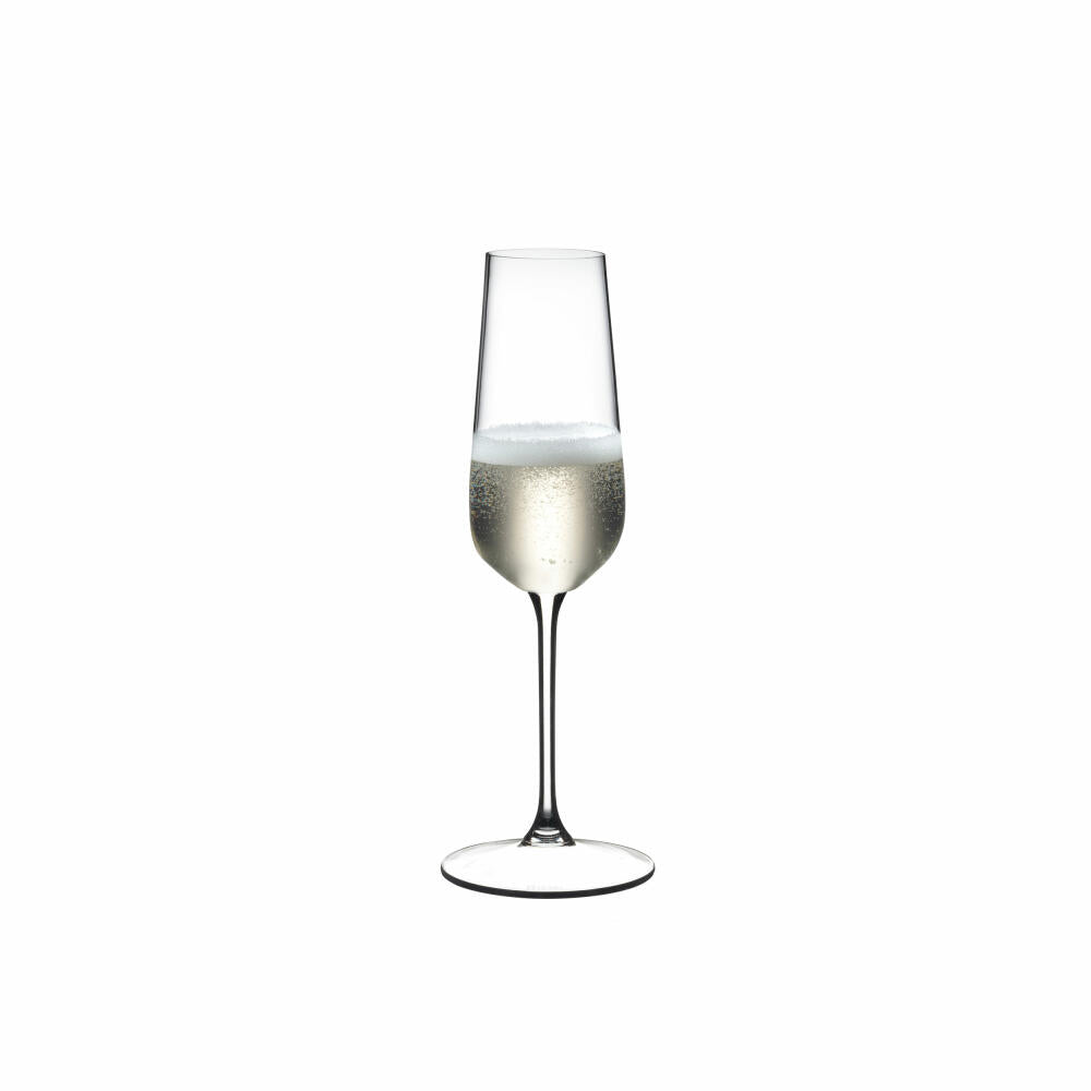 Riedel Grape@Riedel Champagne Flute, 2er Set, Champagnerflöte, Sektglas, Kristallglas, 250 ml, 6424/08