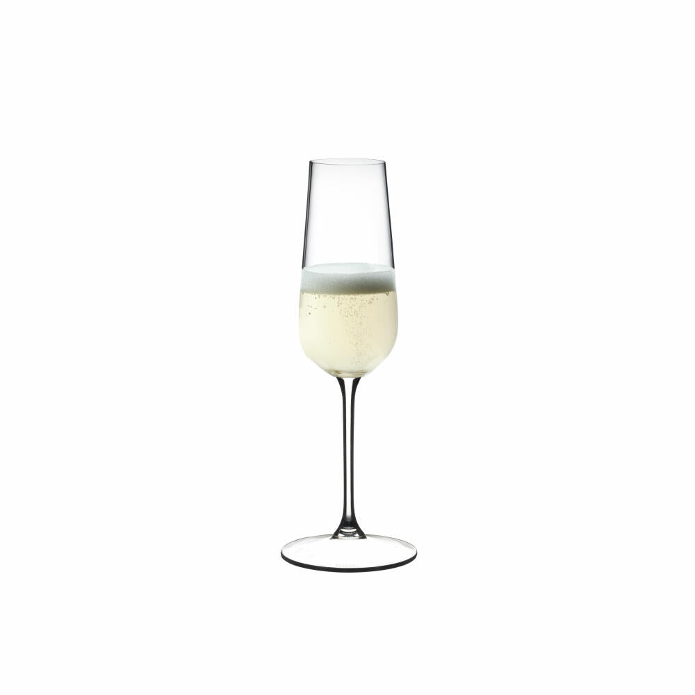 Riedel Grape@Riedel Champagne Flute, 2er Set, Champagnerflöte, Sektglas, Kristallglas, 250 ml, 6424/08