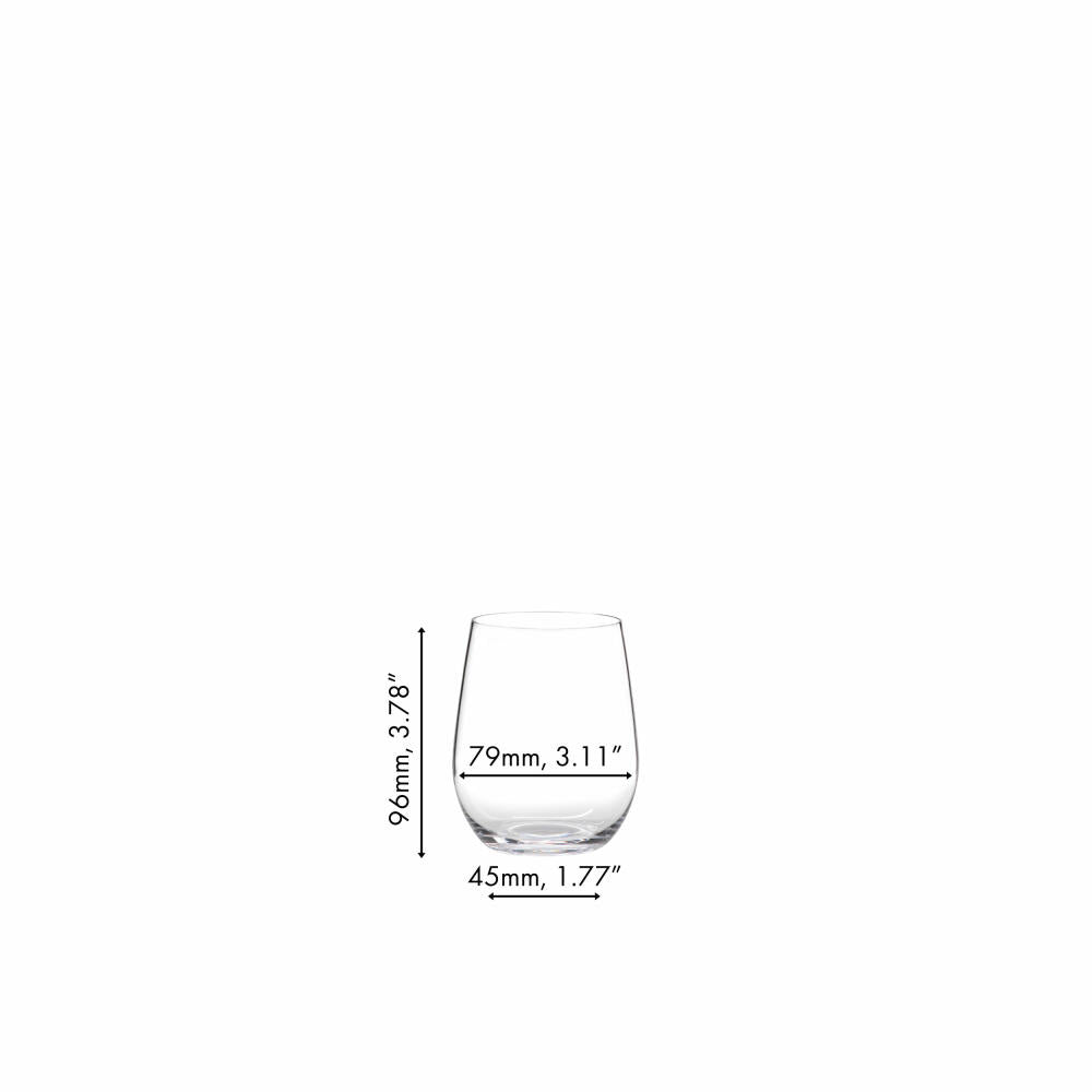 Riedel white wine glass set of 6 O Viognier Chardonnay, crystal glass, transparent, 320 ml, 7414/65