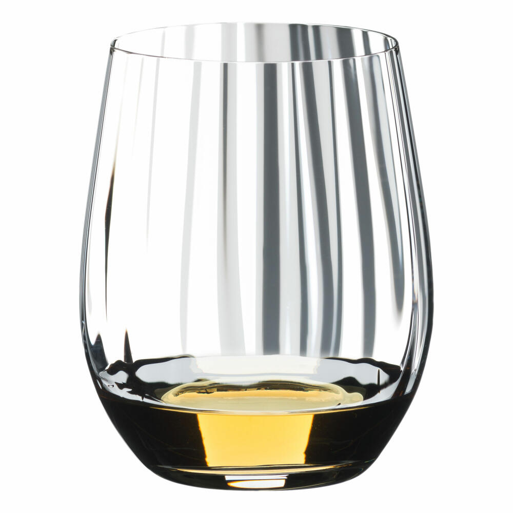 Riedel Optic O Whisky, 2er Set, Whiskyglas, Whiskybecher, Trinkglas, Hochwertiges Glas, 344 ml, 0515/05