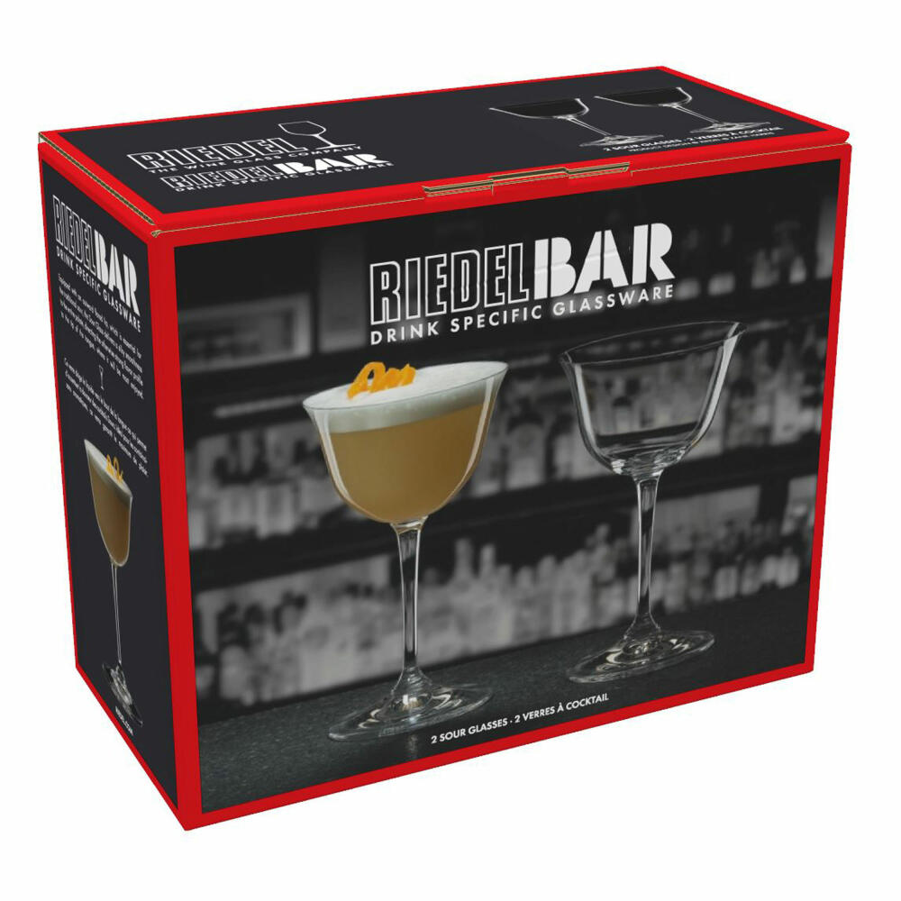 Riedel Drink Specific Glassware Sour, 2er Set, Cocktailglas, Cocktail, Apertitifglas, Hochwertiges Glas, 217 ml, 6417/06