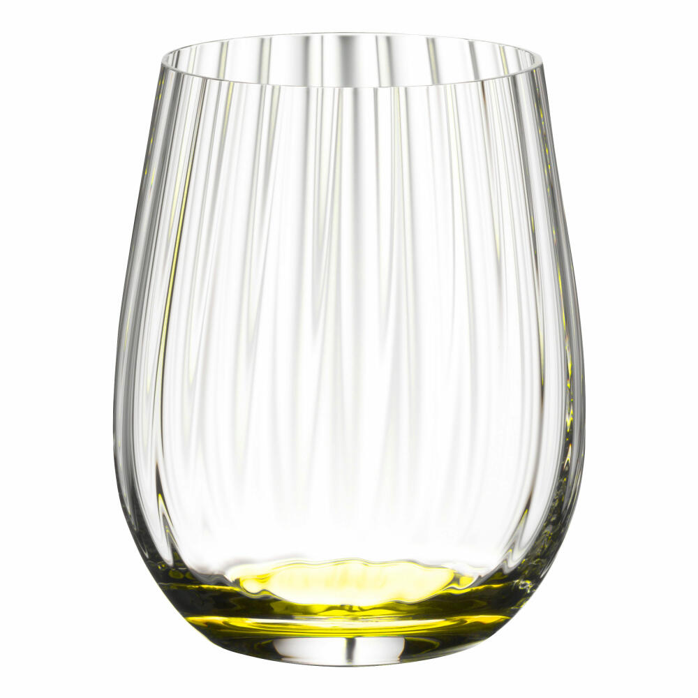 Riedel Tumbler Collection Optical Happy O Gläserset, 4er Set, Bunte Gläser, Glas, 344 ml, 5515/44