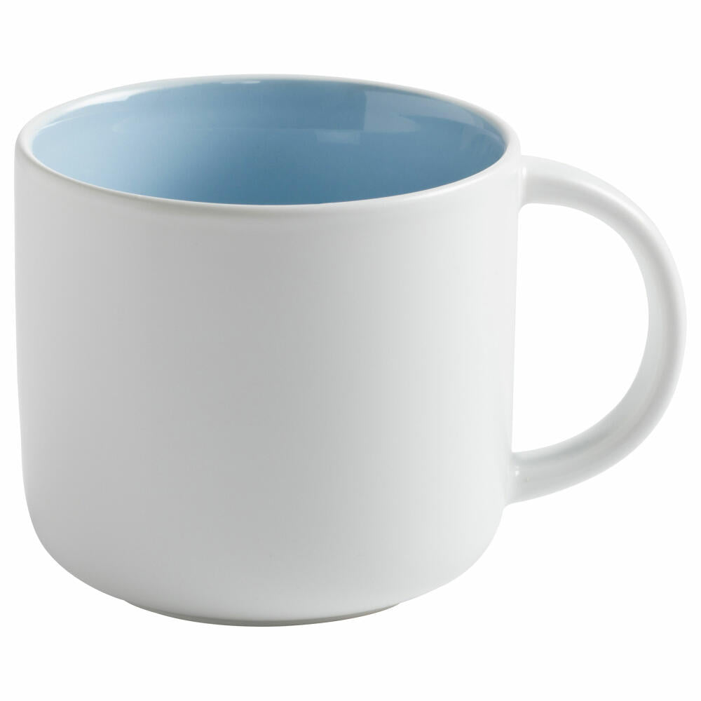 Maxwell &amp; Williams Tint Mug, Cup, Coffee Mug, Drinking Mug, Porcelain, White / Light Blue, 450 ml, DI0011