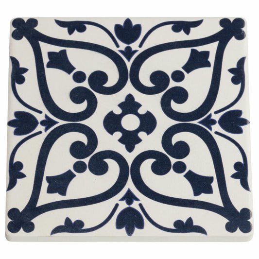Maxwell &amp; Williams Medina Ceramic Coaster Maarif, Ceramic Tray, Tray, Ceramic / Cork, Multi-Colour, 9.5 cm, DU0009