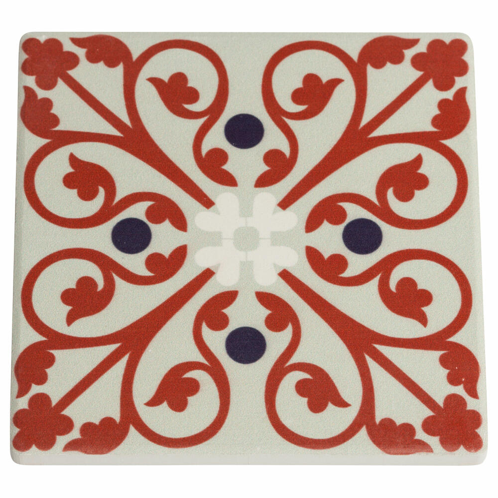 Maxwell &amp; Williams Medina Ceramic Coaster Sefrou, Ceramic Tray, Tray, Ceramic / Cork, Multi-Colour, 9.5 cm, DU0010