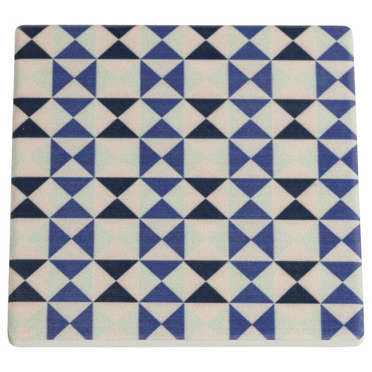 Maxwell &amp; Williams Medina Ceramic Coaster Saidia, Ceramic Tray, Tray, Ceramic / Cork, Multi-Colour, 9.5 cm, DU0016