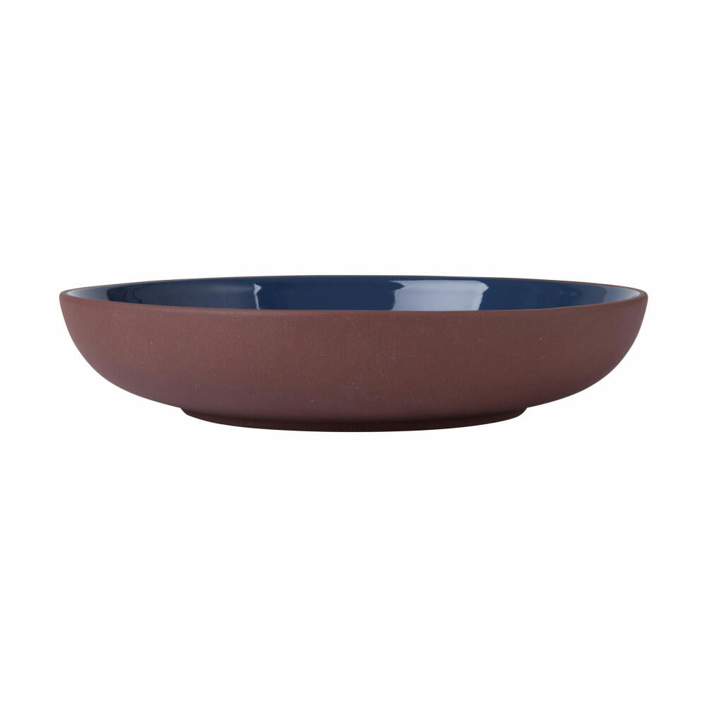 Maxwell &amp; Williams Sienna flat bowl, ceramic, blue, 22 x 4.5 cm, KL0200