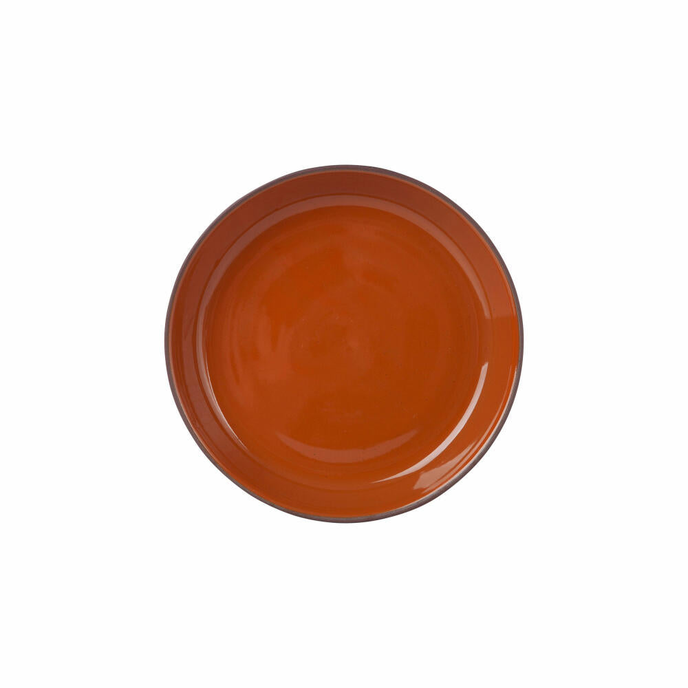 Maxwell &amp; Williams Sienna deep plate, dinner plate, ceramic, terracotta, 19 x 3 cm, KL0208