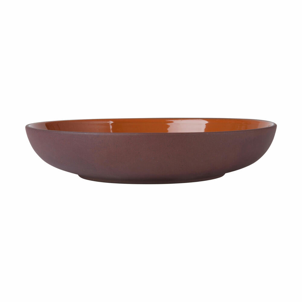 Maxwell & Williams Schüssel Sienna flach, Schale, Keramik, Terracotta, 22 x 4.5 cm, KL0209
