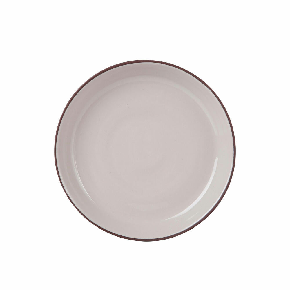 Maxwell &amp; Williams Sienna deep plate, dinner plate, ceramic, beige, 19 x 3 cm, KL0228