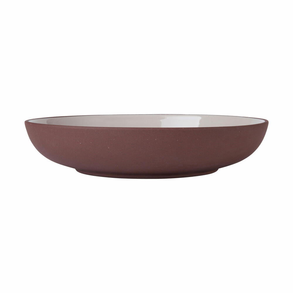 Maxwell &amp; Williams Sienna flat bowl, ceramic, beige, 22 x 4.5 cm, KL0229