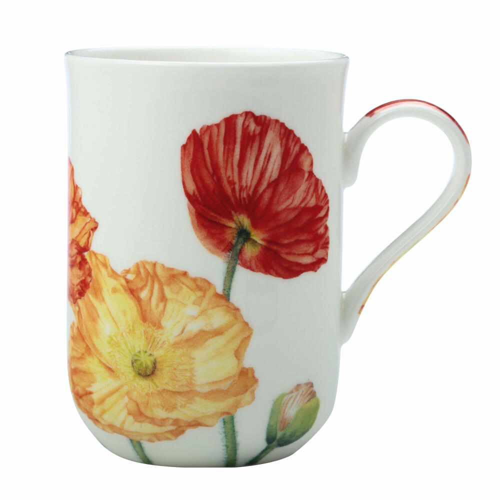 Maxwell &amp; Williams Poppy Mug - Katherine Castle Floriade, Cup, Coffee Cup, Bone China, Colorful, 350 ml, JY0039