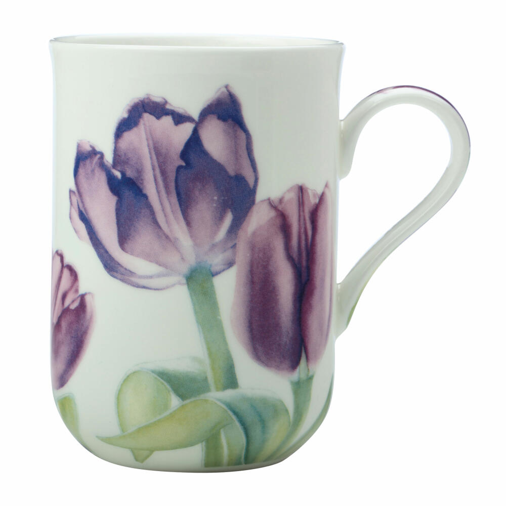 Maxwell &amp; Williams Mug Tulip - Katherine Castle Floriade, Cup, Coffee Cup, Bone China, Colorful, 350 ml, JY0042