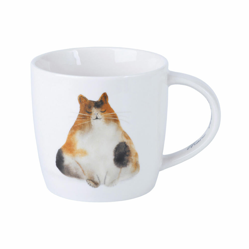 Maxwell &amp; Williams Mug Feline Friends - Content Cat, Cat Mug, Cup, Porcelain, 400 ml, DX1222