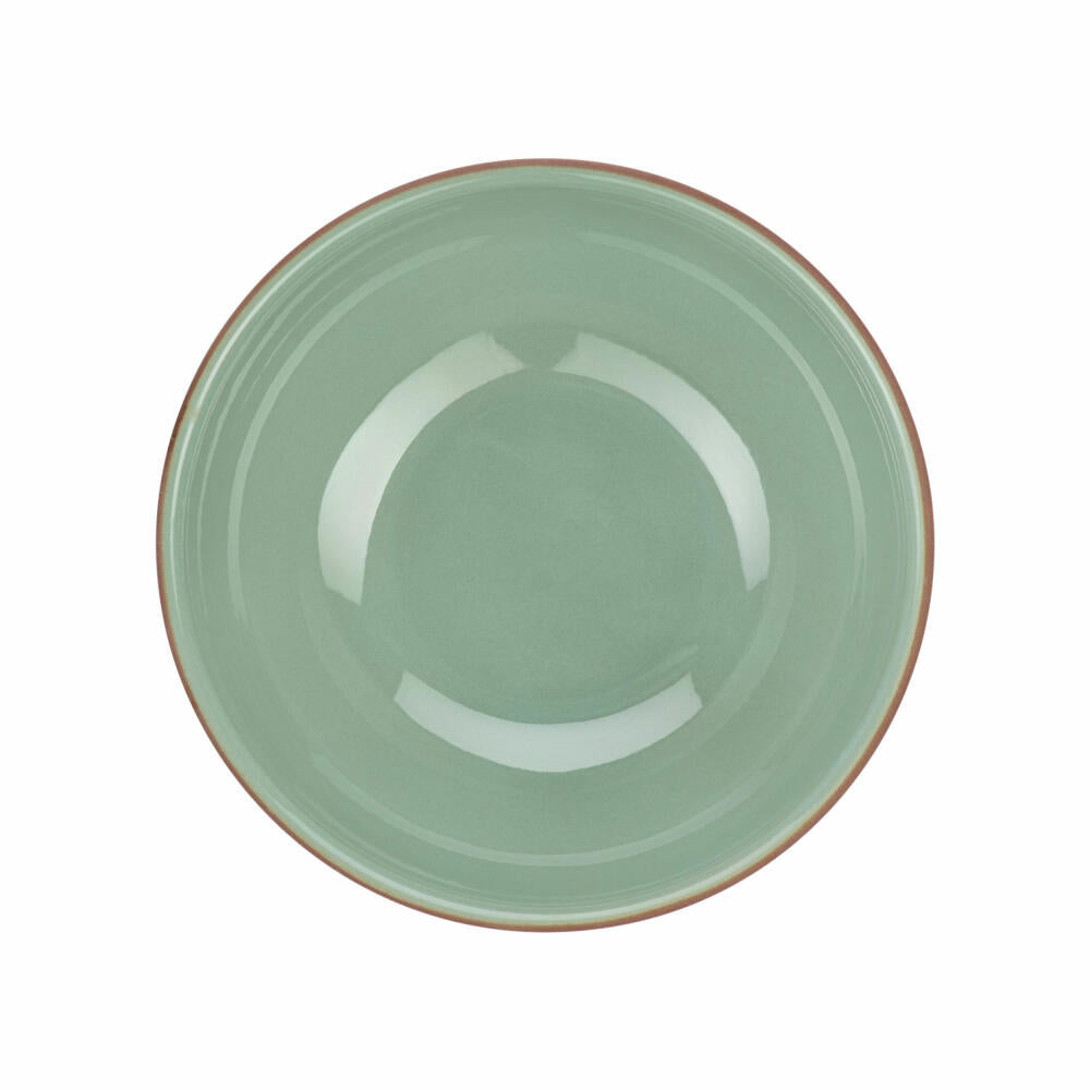 Maxwell &amp; Williams SIENNA bowl, snack bowl, cereal bowl, salad bowl, ceramic, green, Ø 12 x 5.5 cm, LM0006