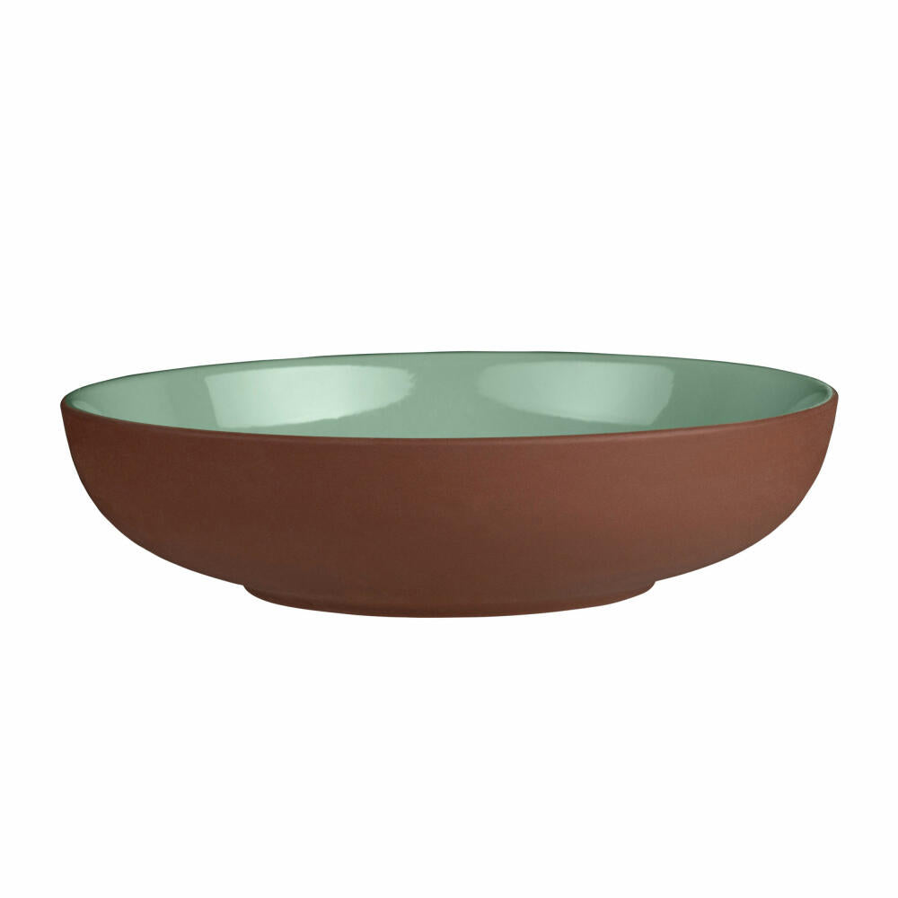 Maxwell & Williams SIENNA Schale, Suppenschale, Salatschale, Keramik, Grün, Ø 20 x 5 cm, LM0009
