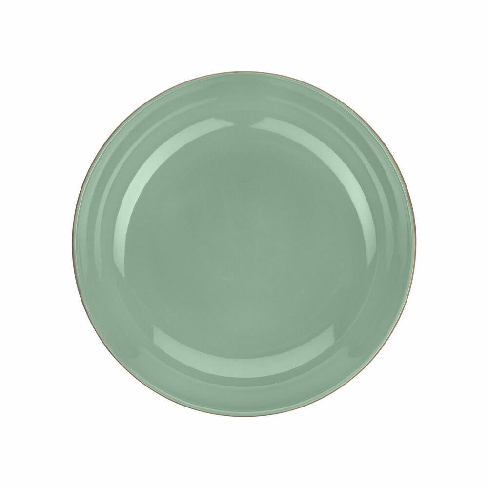 Maxwell & Williams SIENNA Schüssel, Salatschüssel, Suppenschale, Schale, Keramik, Grün, Ø 28 x 7 cm, LM0011