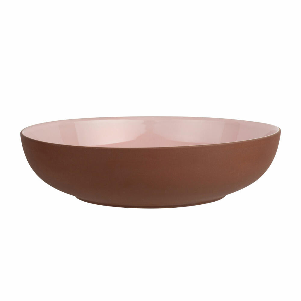 Maxwell &amp; Williams SIENNA bowl, salad bowl, soup bowl, bowl, ceramic, pink, Ø 28 x 7 cm, LM0021