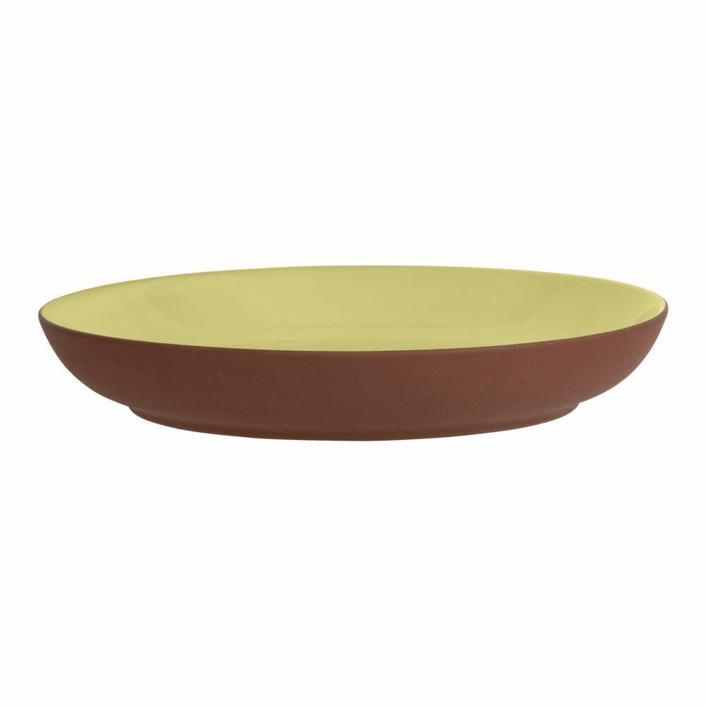 Maxwell &amp; Williams SIENNA Deep Plate, Soup Plate, Dinner Plate, Ceramic, Yellow, Ø 19 x 3 cm, LM0025