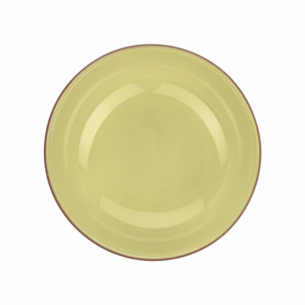 Maxwell &amp; Williams SIENNA bowl, salad bowl, soup bowl, ceramic, yellow, Ø 18 x 5.5 cm, LM0028