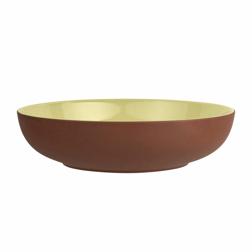 Maxwell &amp; Williams SIENNA bowl, salad bowl, soup bowl, bowl, ceramic, yellow, Ø 28 x 7 cm, LM0031