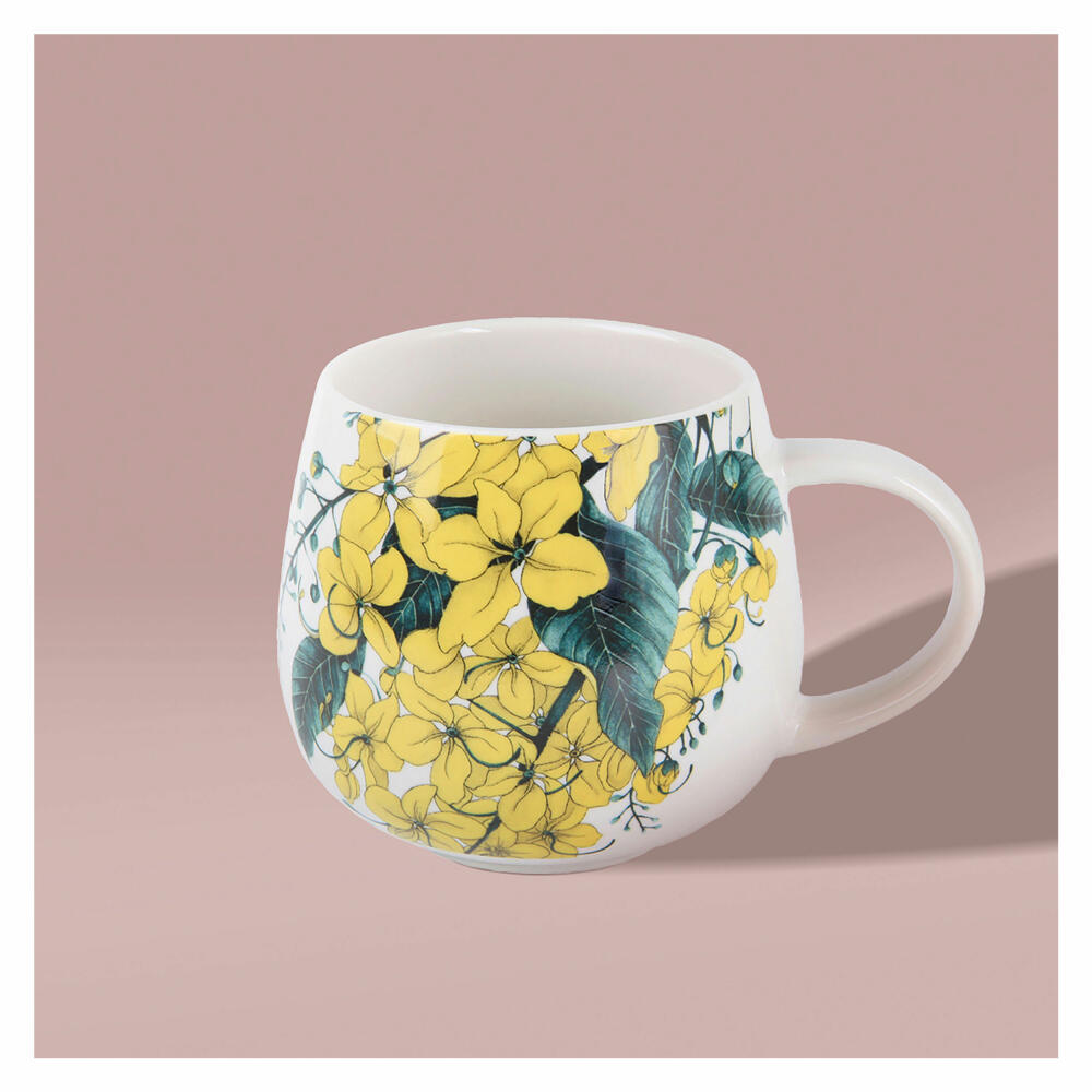 Maxwell &amp; Williams GOLDEN SUMMER Mug Waratah, Coffee Mug, Cup, in Gift Box, Porcelain, 400 ml, DX1287