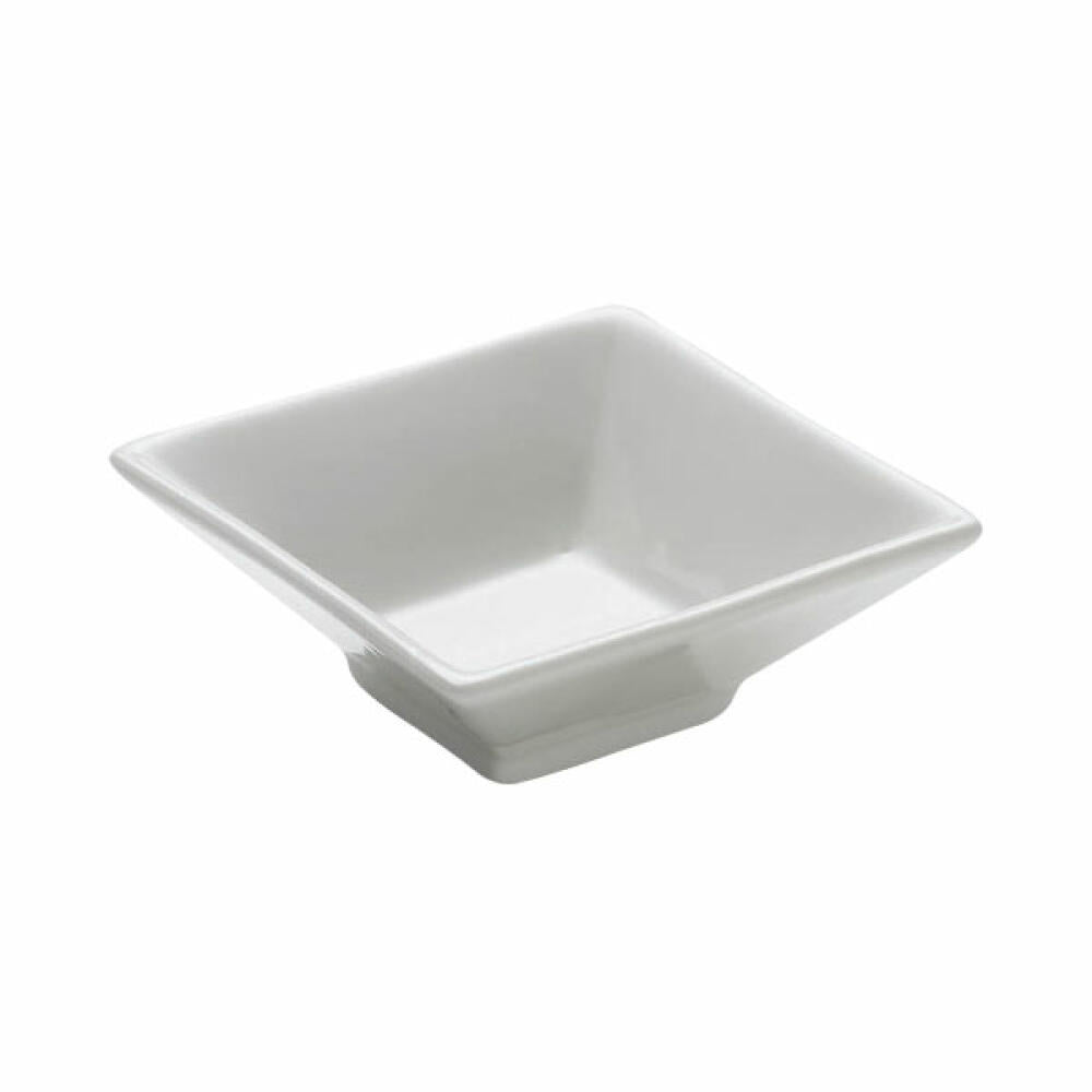 Maxwell &amp; Williams Square Dip Bowl Trapezoid, Bowl, Small Bowl, Snack Bowl, Porcelain, White, 55 ml, Z1474