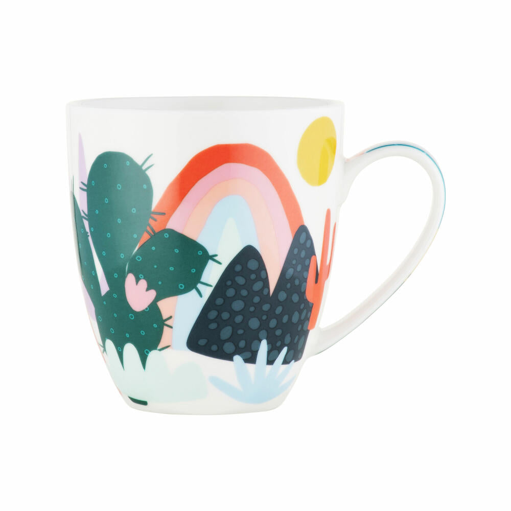 Maxwell &amp; Williams RJ Sunset Mug Cactus, Coffee Mug, Tea Cup, Cup, in Gift Box, Porcelain, 510 ml, DX1329