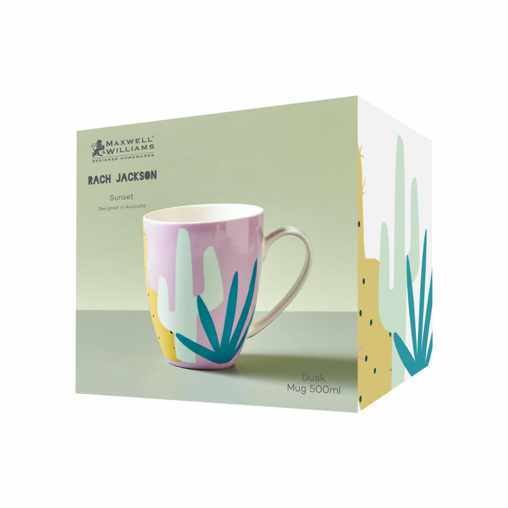 Maxwell & Williams RJ Sunset Becher Dämmerung, Kaffeebecher, Teetasse, Tasse, in Geschenkbox, Porzellan, 510 ml, DX1335