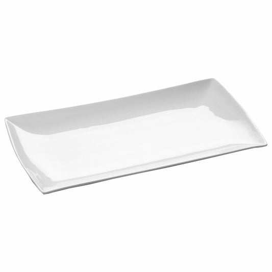Maxwell &amp; Williams East meets West Square Plate, Tray, Serving Plate, Square, Porcelain, White, 30 cm x 17 cm, JX250033