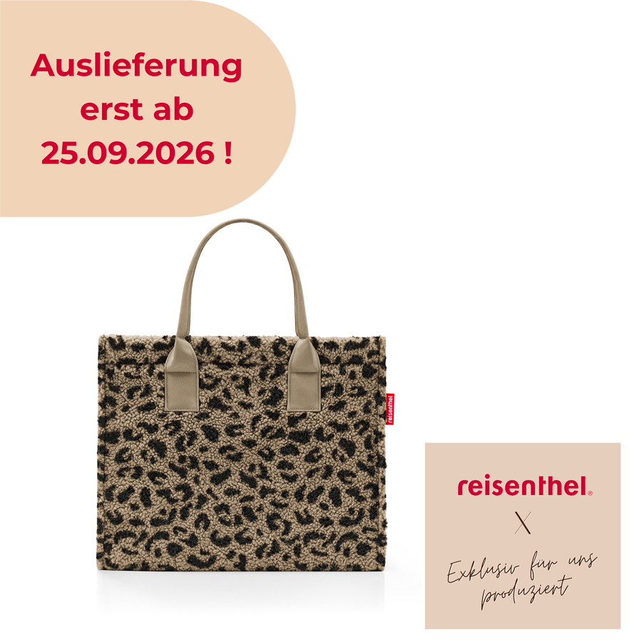 reisenthel daily shopper, Einkaufstasche, Tasche, Teddy Leo Brown, 14 L, DN6305
