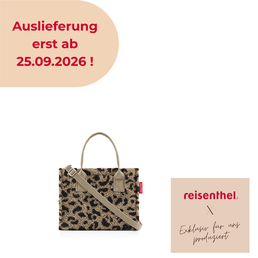 reisenthel daily shopper XS, Handtasche, Tasche, Teddy Leo Brown, 4 L, GN6305