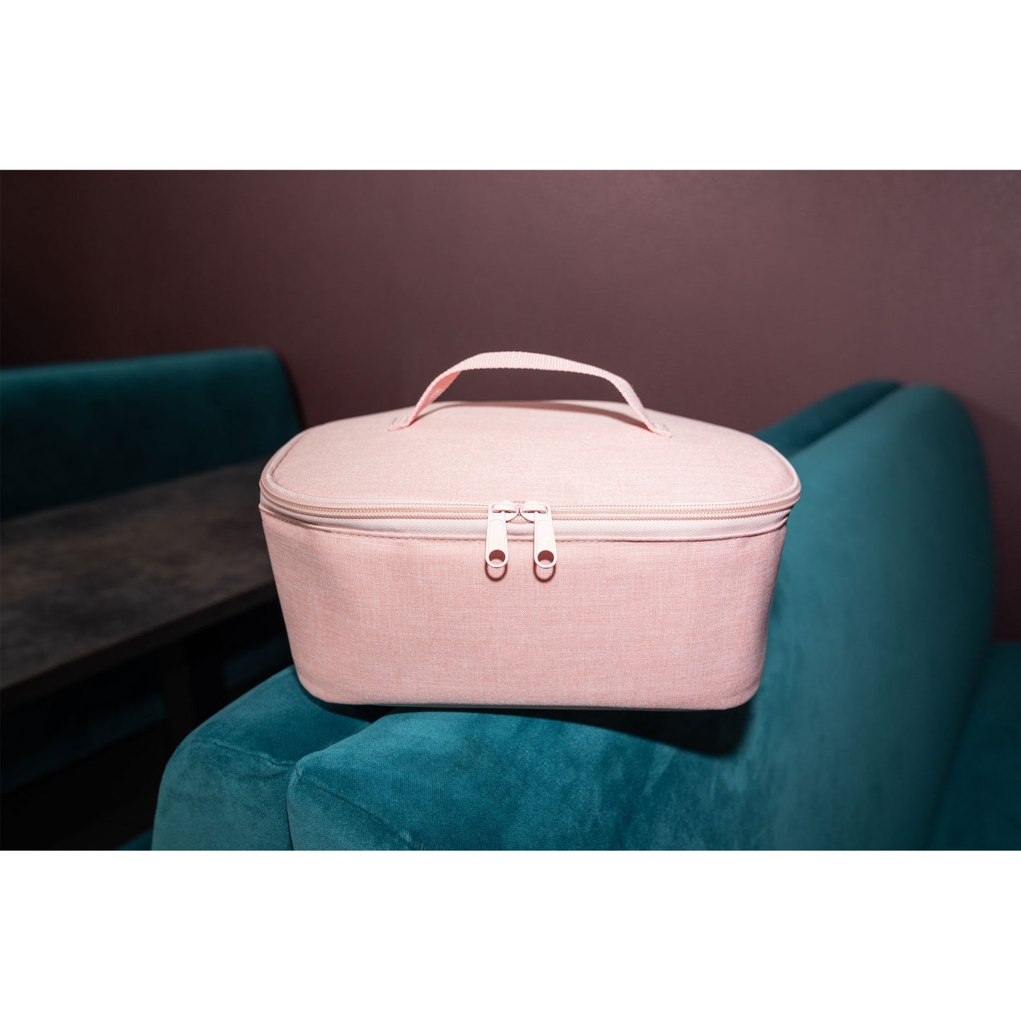 reisenthel coolerbag M pocket, Kühltasche, Isolierte Tasche, Thermotasche, Twist Blush, 4.5 L, LF3100