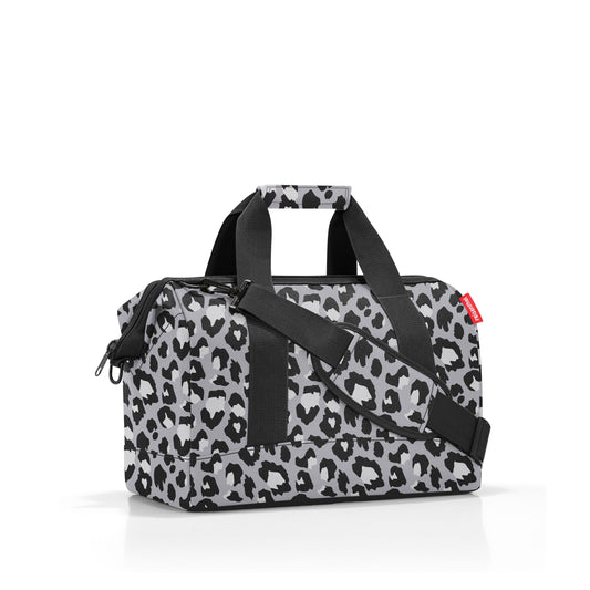 reisenthel allrounder M, Reisetasche, Sporttasche, Tasche, Leo Nero, 18 L, MS7080