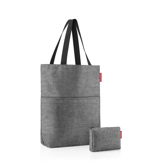 reisenthel cityshopper 2 set #1, 2-tlg., Tragetasche, Tasche, pocketcase, Twist Silver, 25 L, ZD7052