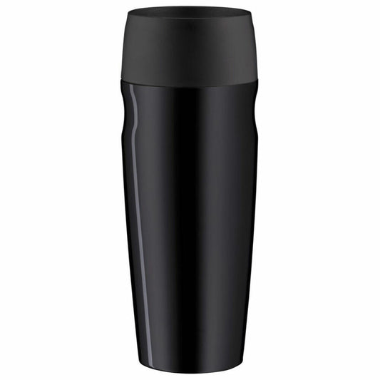 Alfi isoMug, Isolierbecher, Trinkbecher, Thermobecher, Edelstahl, schwarz, 0,35l, 5617233035