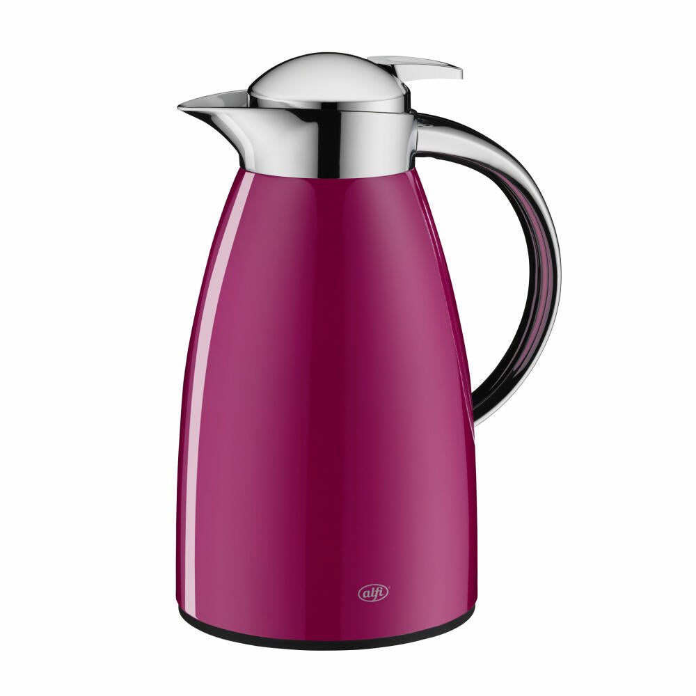 Alfi Isolierkanne Signo, Kaffeekanne, Isolier Kanne, Himbeere, 1 L, 27.5 cm, 1421236100