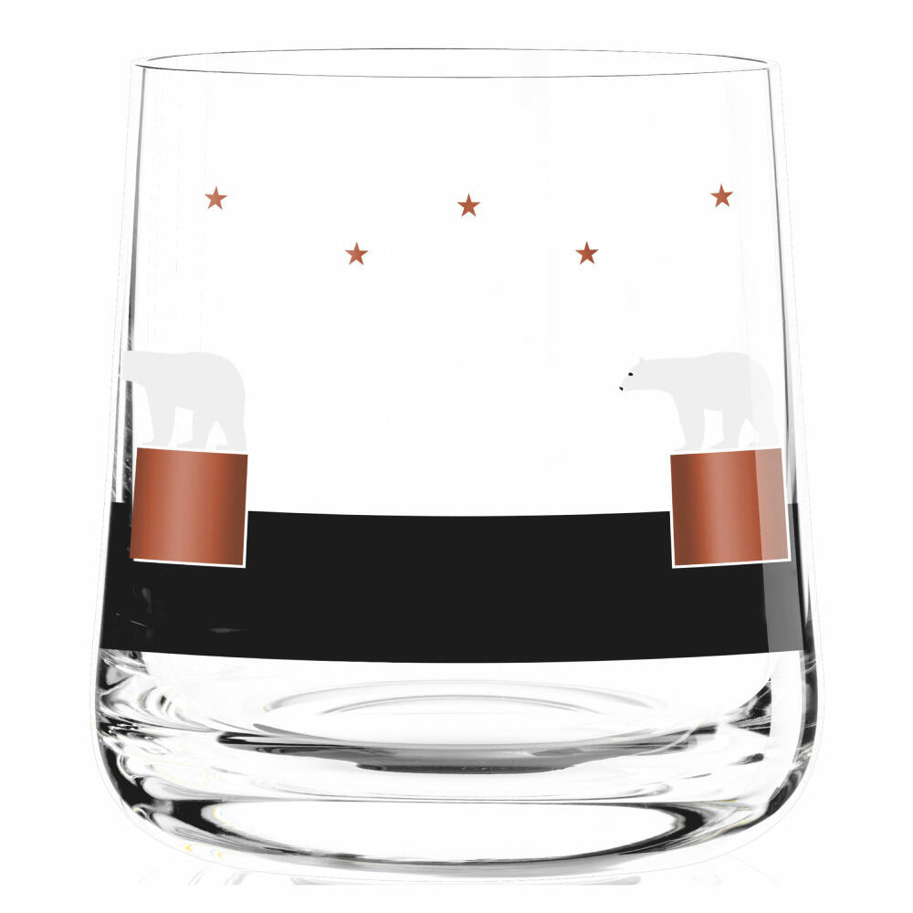 Ritzenhoff Next Whisky Tumbler, 2er Set mit Reinigungstuch, Nr. 3, 25 Jahre, Alessandro Gottardo, Piero Lissoni, Glas, 250 ml