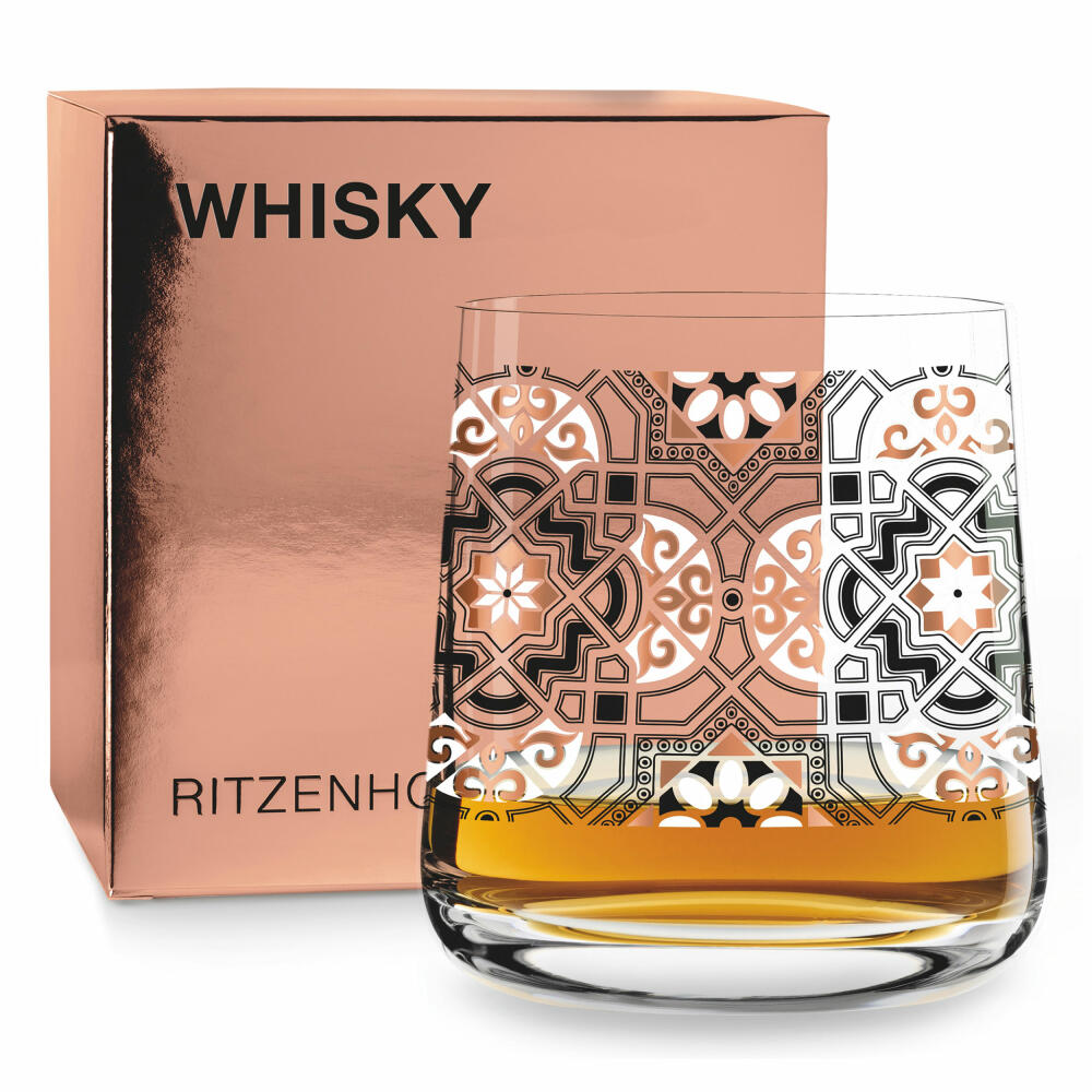 Ritzenhoff Next Whisky Tumbler, 2er Set mit Reinigungstuch, Nr. 2, 25 Jahre, Claus Dorsch, Sieger Design, Glas, 250 ml