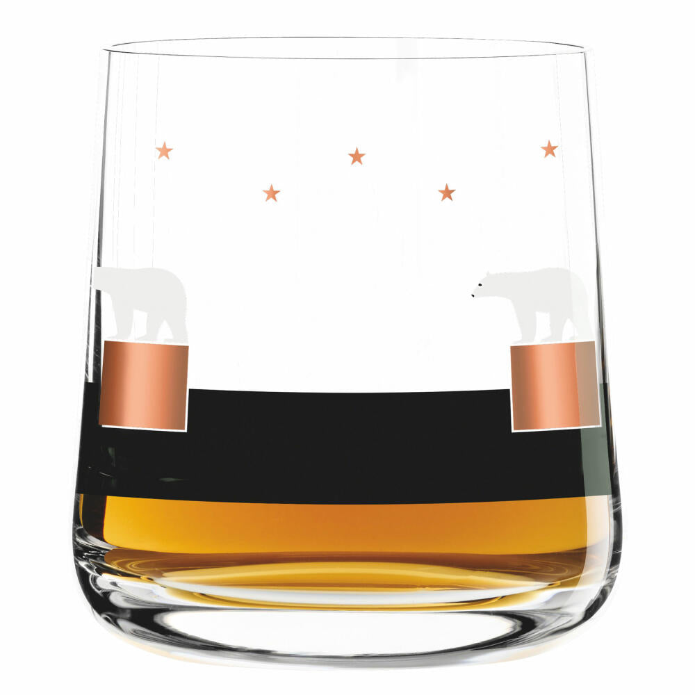 Ritzenhoff Next Whisky Tumbler, 2er Set mit Reinigungstuch, Nr. 3, 25 Jahre, Alessandro Gottardo, Piero Lissoni, Glas, 250 ml