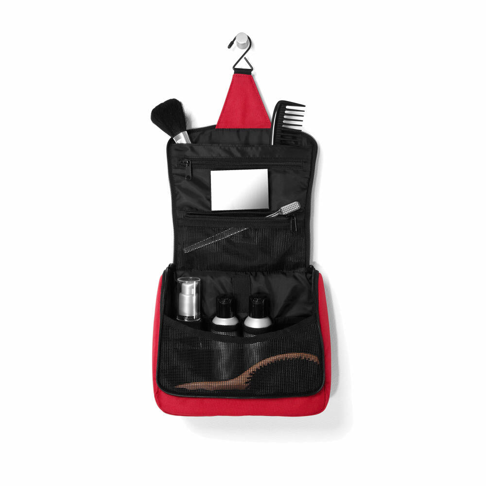 reisenthel toiletbag, kulturbeutel, waschtasche, schminktasche, kosmetik tasche, zum aufhängen, red / rot, WH3004
