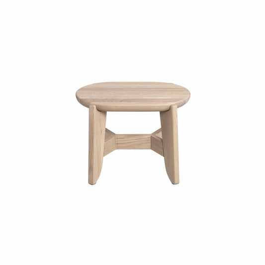 Blomus Tritthocker Eli Farbton Holz, Hocker, Eiche, Weiß, 42 x 30 x 30 cm, 66511
