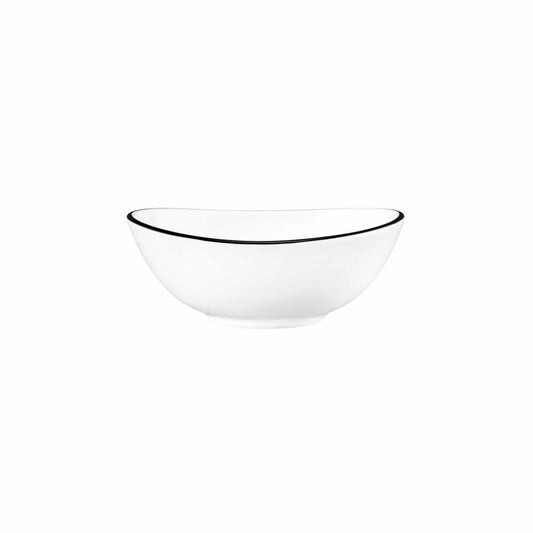Seltmann Weiden Modern Life Bowl, Schale, Schüssel, Porzellan, Black Line, 12 x 9.5 cm, 001.758865
