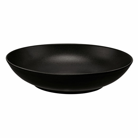 Seltmann Weiden Liberty Suppenteller, Teller, Speiseteller, Porzellan, Velvet Black Ø 21.2 cm, 001.764281