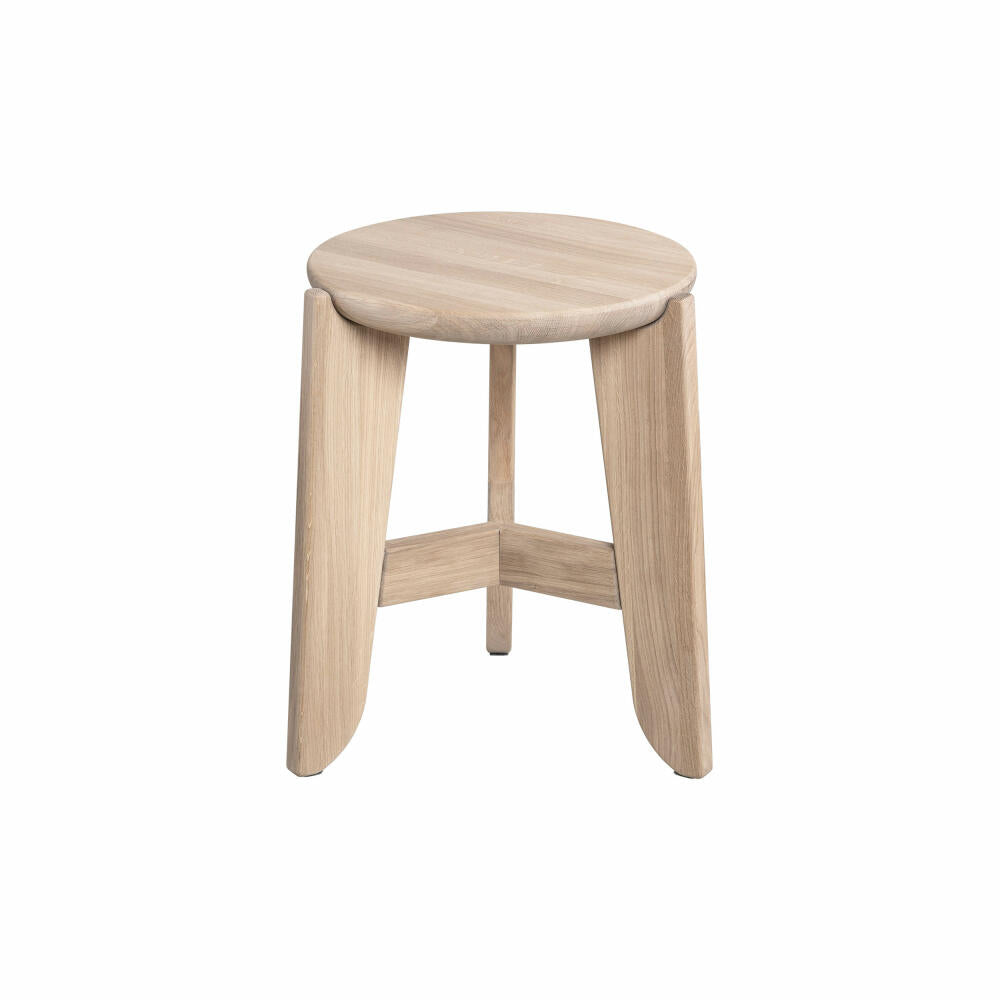 Blomus Stool Eli Color Wood, Stool, Oak, White, 38 x 38 x 45 cm, 66512