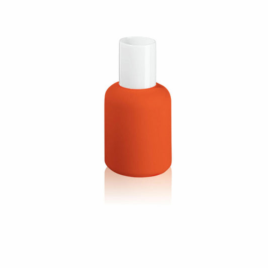 ASA Selection beauty Nailpolish Vase Orange, Blumenvase, Tischvase, Dekovase, Porzellan, H 12 cm, 46211019