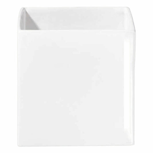 ASA Selection Quadro planter, flower vase, flower decoration, ceramic vase, ceramic, white, 18 cm, 4623005