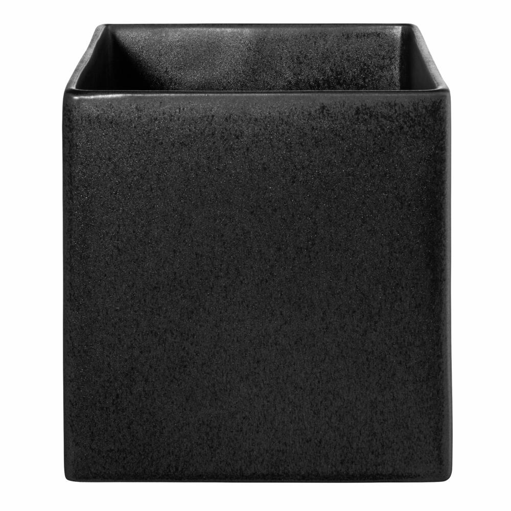 ASA Selection Planter Black Iron, Stoneware, Matt Black, 18 x 18 cm, 4623174